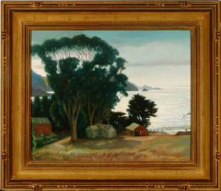 Alexander Warshawsky Polish American Impressionist St Tropez French Oil Painting  