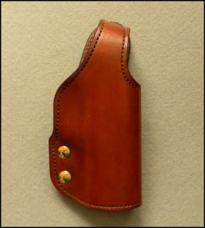 John Bianchi Hand Crafted Model 1911 45 or FN x9 R H Brown Leather Holster New  