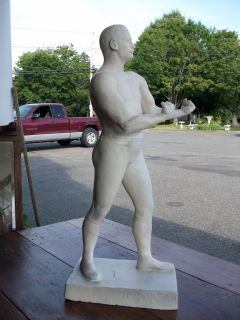 John L Sullivan Sculpture by Cyrus Dallin 1888  