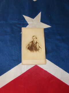 Civil War Era John Wilkes Booth Lincoln Assassin CDV  