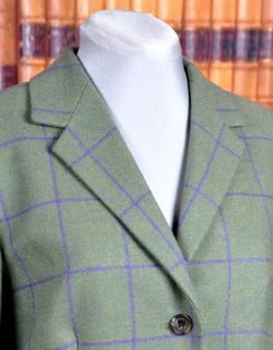 NEW BOOKSTER TAILOR MADE WOMENS CHECK TWEED JACKET 34 RRP 345  