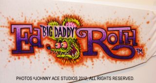 Johnny ACE Art AIRBRUSHED T Shirt RAT FINK Ed Big Daddy Roth CHEVY Monster DRAG  
