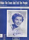 Wake The Town and Tell The People 1955 Mindy Carson Sammy Gallop 4359  