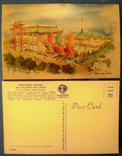 Ringling CIRCUS postcard Worlds Fair 1964 65 New York  