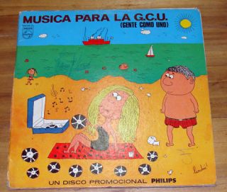 Sheila Johnny Hallyday OA Musica Para La GCU Argentina LP  