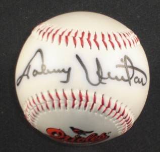 Johnny Unitas Autographed Signed Orioles Ball JSA Cert  