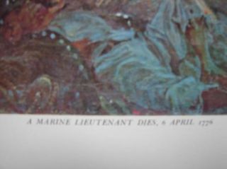 MARINE CHARLES WATERHOUSE LEIUTENANT DIES 1776  