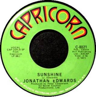 Jonathan Edwards 45 RPM Sunshine Emma  