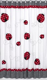 JoJo Designs Little Ladybug Polka Dot Shower Curtain  
