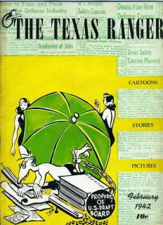 The Texas Ranger February 1942 University of Texas Humor Magazine  
