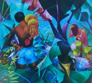 Hawaiian Pastorale by Artist John Thomas  