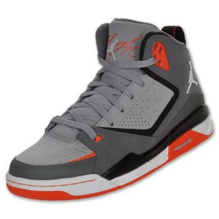 Men's Jordan SC 2 Basketball Shoes Stealth White Dark Grey Team Orange  