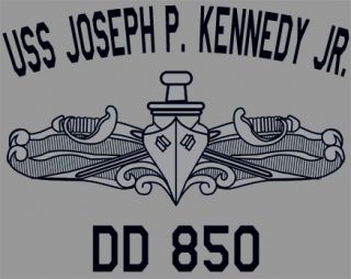 US USN Navy USS Joseph P Kennedy Jr DD 850 T Shirt  