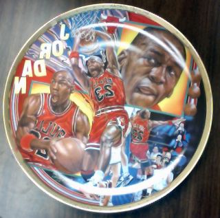 1991 Michael Jordan Gold Edition Collector Plate 400204  