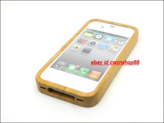 Natural Wood Bamboo Jordan Hard Cover Case for iphone 4 4S  