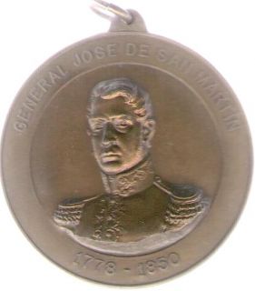 San Martin Medal Argentina Dia de La Numismatica  