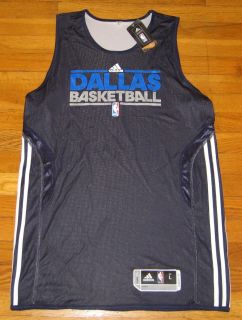 New Adidas ClimaLite NBA Dallas Mavericks Reversible Practice Jersey Size L  