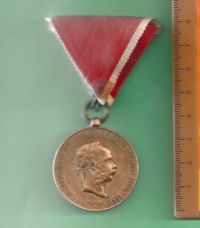 Austria Austrian Hungary War Bronze Medal 2 December 1873 "Franz Joseph I"  
