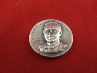 Josephus Daniels Silver Medallic Coin Art Coin RARE  