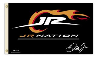 Dale Earnhardt Jr 88 "Jr Nation" 2 Sided 3 x 5 Foot Flag  