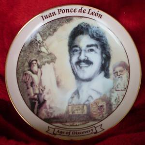 Juan Ponce de Leon Age of Discovery Collector's Plate 1991  