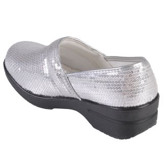 Journee Collection Women's Lightweight Sequined Clogs  