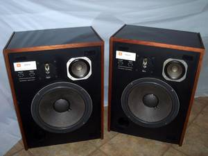 JBL L65A Vintage Loudspeaker Pair L65 Jubal 077 Tweeters Great Shape  