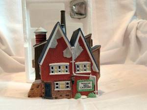 Dept 56 New England Village Yankee Jud Bell Casting Christmas House  