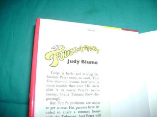 Fudge A Mania by Judy Blume 1st 1990  