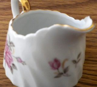 Lefton Moss Rose Teapot Coffee Pot Sugar Creamer Set  