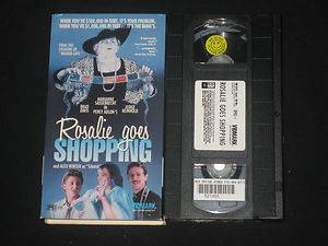 Rosalie Goes Shopping VHS 2000 Judge Reinhold OOP  