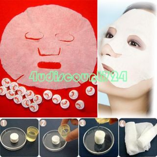 100pcs Beauty Skin Care Facial Compressed Paper Masks  