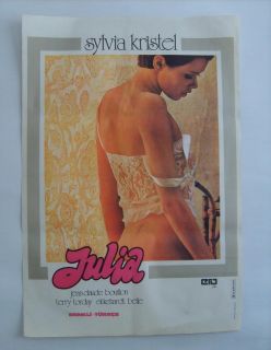 Sylvia Kristel Julia 1974 Vintage Movie Poster  