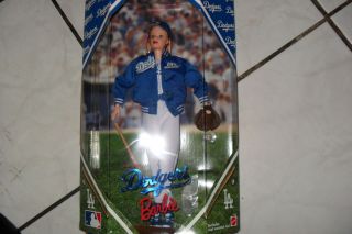 New RARE Dodger Barbie Doll Edition Real Wooden Bat 074299238826