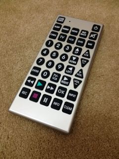 Jumbo Oversized Large Button Universal Remote Control Easy to Read