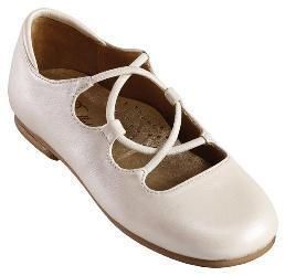 Jumping Jacks Size 7 5 W Balleto Teri Ballerina Flats in Pearl Ivory