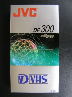 JVC DF 300 D VHS DVHS Blank Tape New SEALED