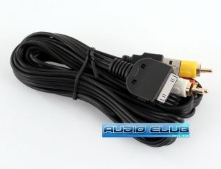 JVC KS U30 IPHONE IPOD AUDIO & VIDEO USB CONNECTION RCA CABLE FOR JVC