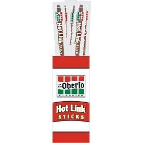 Oberto Beef Jerky Sticks Snack Hot Links Flavor 28pk