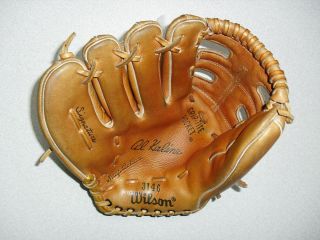 Vintage Wilson 3146 Al Kaline Signature Baseball Glove