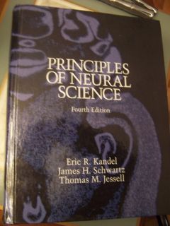 of Neural Science 2000 Hardcover 4th Edition Kandel Good Used