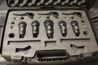 New Drum Microphone Set KAM D5 Kit B Stock 4 ST2 and 1 BD2 Mics