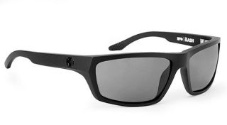 Spy Kash Sunglasses New Matte Black Grey Lens Mens