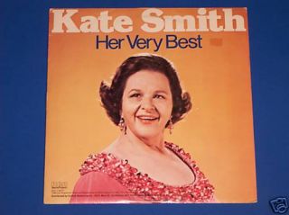 Kate Smith Her Very Best TV Only Record Vinyl VG LP
