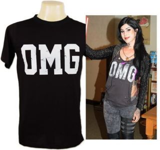 OMG Kat Von D Punk Goth Death T Shirt S