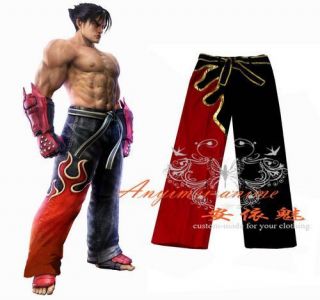 Cosplay Jin Kayama Tekken Trousers Pants G536 Premade