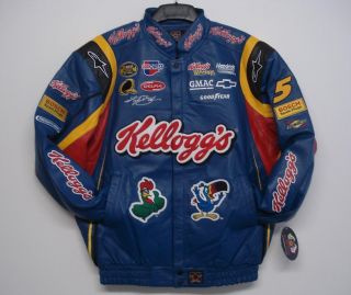 Size M NASCAR Kyle Busch Kelloggs Leather Jacket M
