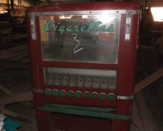 Vintage Keeney Model A Cigarette Vending Machine