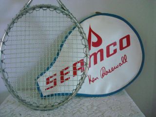 Wilson T3000 Tennis Racket w Seamco Ken Rosewall Cover EUC