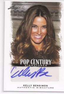 2012 Leaf Pop Century Signatures Kelly Bensimon Auto Autograph